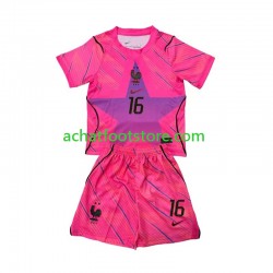 Maillot France Mike Maignan 16 Gardien Extérieur Tenue pour Enfant Coupe du Monde 2026 Manche Courte