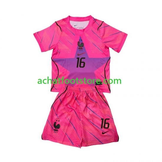 Maillot France Mike Maignan 16 Gardien Extérieur Tenue pour Enfant Coupe du Monde 2026 Manche Courte