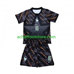 Maillot France Mike Maignan 16 Gardien Domicile Tenue pour Enfant Coupe du Monde 2026 Manche Courte