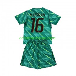 Maillot France Mike Maignan 16 Gardien 3ème Tenue pour Enfant Coupe du Monde 2026 Manche Courte