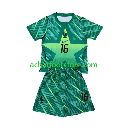 Maillot France Mike Maignan 16 Gardien 3ème Tenue pour Enfant Coupe du Monde 2026 Manche Courte