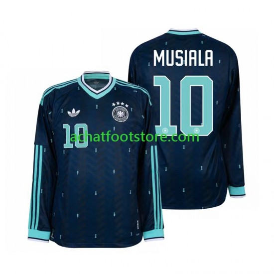 Maillot Allemagne Jamal Musiala 10 Extérieur Tenue pour Homme Coupe du Monde 2026 Manche Longue