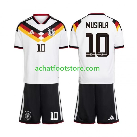 Maillot Allemagne Jamal Musiala 10 Domicile Tenue pour Enfant Coupe du Monde 2026 Manche Courte