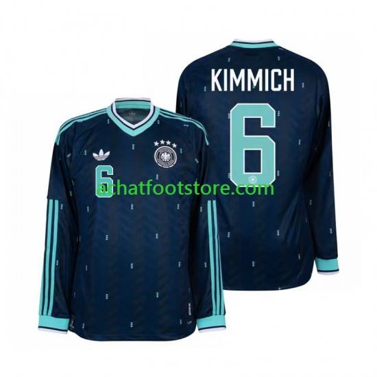 Maillot Allemagne Joshua Kimmich 6 Extérieur Tenue pour Homme Coupe du Monde 2026 Manche Longue