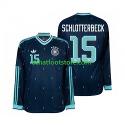 Maillot Allemagne Nico Schlotterbeck 15 Extérieur Tenue pour Homme Coupe du Monde 2026 Manche Longue