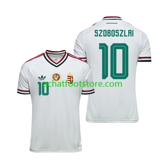Maillot Hongrie Dominik Szoboszlai 10 Extérieur Tenue pour Homme Coupe du Monde 2026 Manche Courte