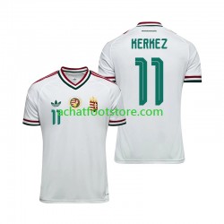Maillot Hongrie Milos Kerkez 11 Extérieur Tenue pour Homme Coupe du Monde 2026 Manche Courte