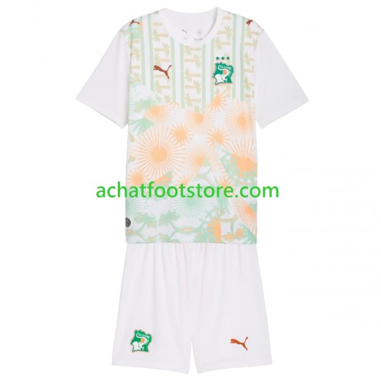 Maillot Côte d'Ivoire Extérieur Tenue pour Enfant Coupe du Monde 2026 Manche Courte
