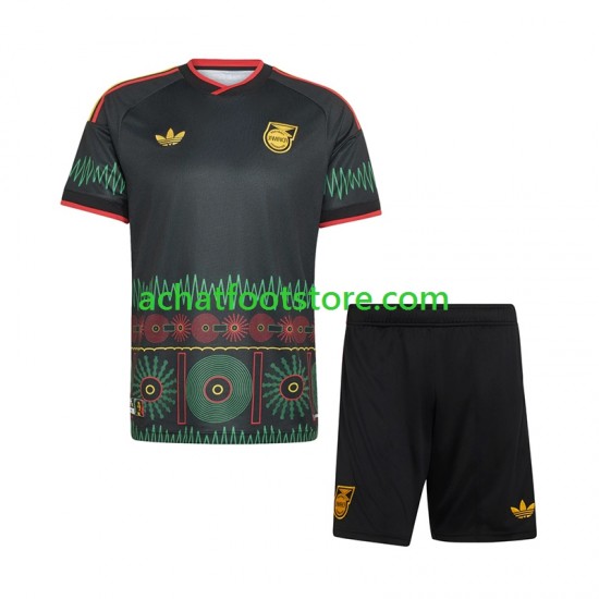 Maillot Jamaïque Extérieur Tenue pour Enfant Coupe du Monde 2026 Manche Courte