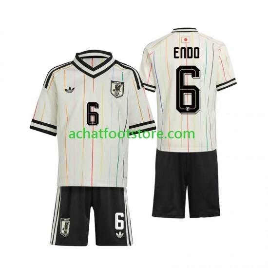 Maillot Japon Wataru Endo 6 Extérieur Tenue pour Enfant Coupe du Monde 2026 Manche Courte