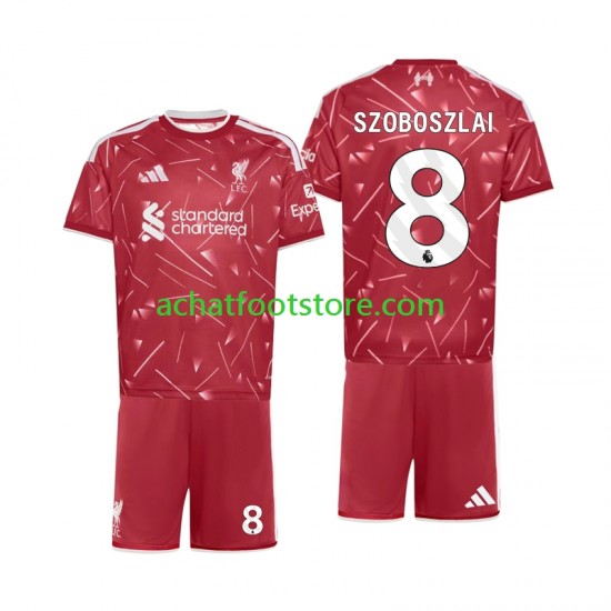 Maillot Liverpool Dominik Szoboszlai 8 Domicile Tenue pour Enfant 2026-2027 Manche Courte