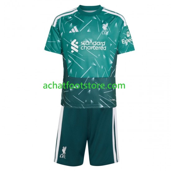 Maillot Liverpool Gardien Domicile Tenue pour Enfant 2026-2027 Manche Courte
