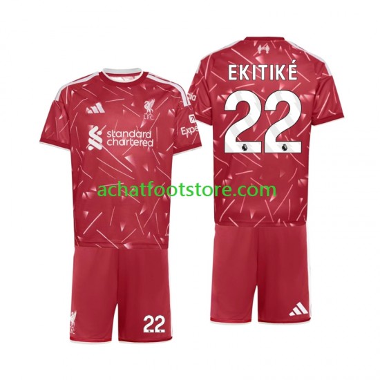 Maillot Liverpool Hugo Ekitike 22 Domicile Tenue pour Enfant 2026-2027 Manche Courte