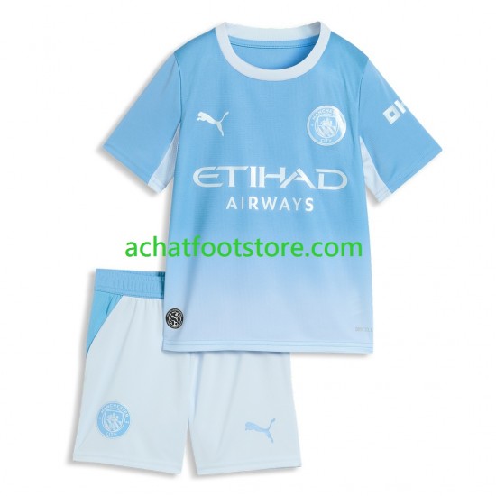 Maillot Manchester City Domicile Tenue pour Enfant 2026-2027 Manche Courte
