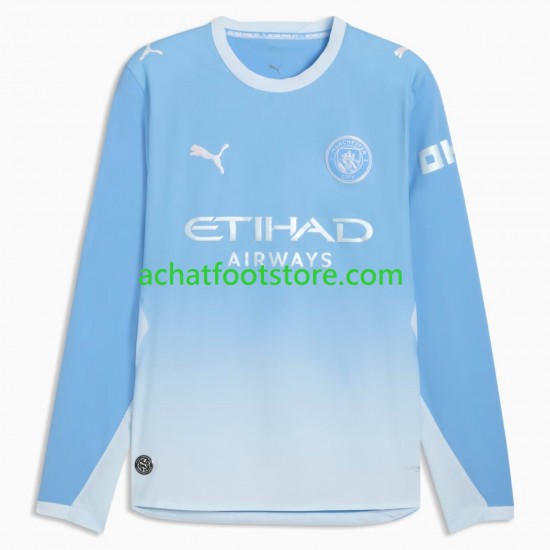 Maillot Manchester City Domicile Tenue pour Homme 2026-2027 Manche Longue