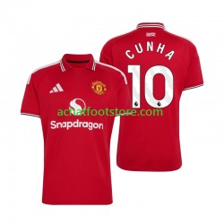 Maillot Manchester United Matheus Cunha 10 Domicile Tenue pour Homme 2026-2027 Manche Courte Maillot Manchester United Matheus Cunha 10 Domicile Tenue pour Homme 2026-2027 Manche Courte