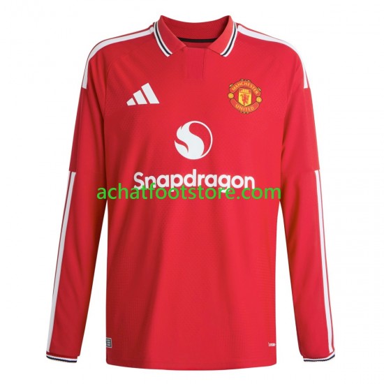 Maillot Manchester United Domicile Tenue pour Homme 2026-2027 Manche Longue