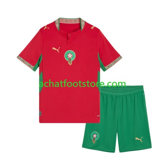 Maillot Maroc Domicile Tenue pour Enfant 2026 Manche Courte