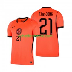 Maillot Pays-Bas Frenkie de Jong 21 Domicile Tenue pour Homme Coupe du Monde 2026 Manche Courte