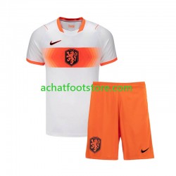 Maillot Pays-Bas Extérieur Tenue pour Enfant Coupe du Monde 2026 Manche Courte