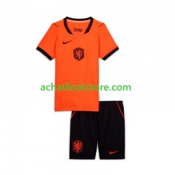 Maillot Pays-Bas Domicile Tenue pour Enfant Coupe du Monde 2026 Manche Courte