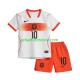 Maillot Pays-Bas Memphis Depay 10 Extérieur Tenue pour Enfant Coupe du Monde 2026 Manche Courte