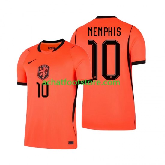 Maillot Pays-Bas Memphis Depay 10 Domicile Tenue pour Homme Coupe du Monde 2026 Manche Courte