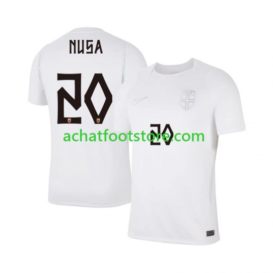 Maillot Norvège Antonio NUSA 20 3ème Tenue pour Homme Coupe du Monde 2026 Manche Courte