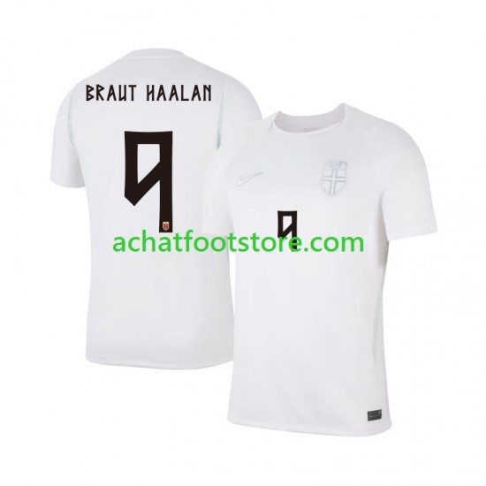 Maillot Norvège Braut Haaland 9 3ème Tenue pour Homme Coupe du Monde 2026 Manche Courte