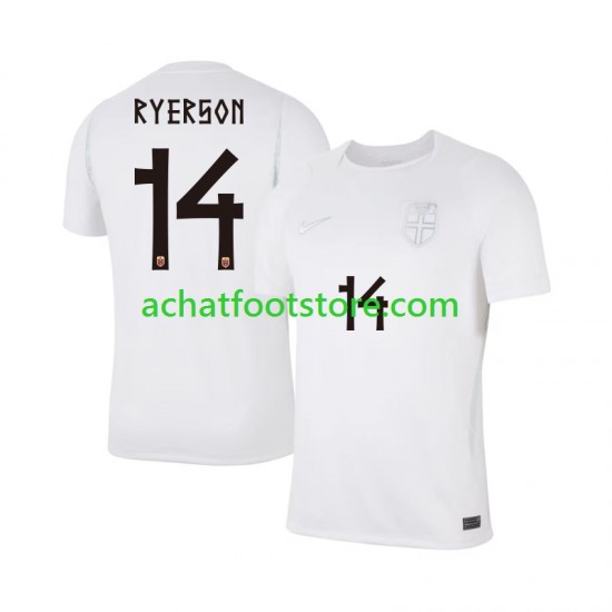 Maillot Norvège Julian Ryerson 14 3ème Tenue pour Homme Coupe du Monde 2026 Manche Courte