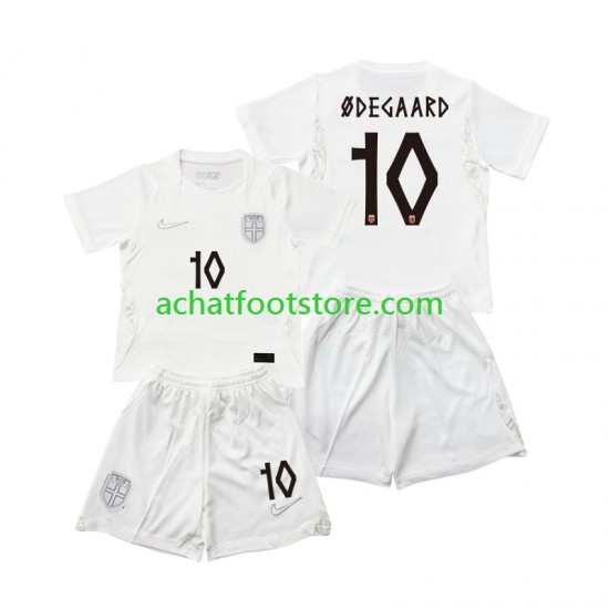 Maillot Norvège Martin Odegaard 10 3ème Tenue pour Enfant Coupe du Monde 2026 Manche Courte