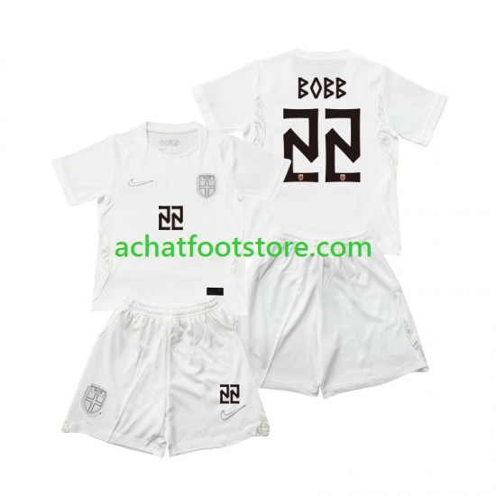 Maillot Norvège Oscar Bobb 22 3ème Tenue pour Enfant Coupe du Monde 2026 Manche Courte