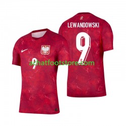 Maillot Pologne Robert Lewandowski 9 Extérieur Tenue pour Homme 2026 Manche Courte
