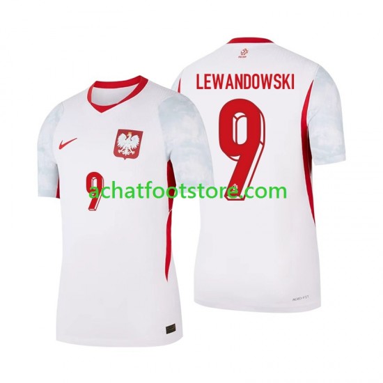 Maillot Pologne Robert Lewandowski 9 Domicile Tenue pour Homme 2026 Manche Courte