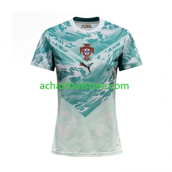 Maillot Portugal Extérieur Tenue pour Femme Coupe du Monde 2026 Manche Courte