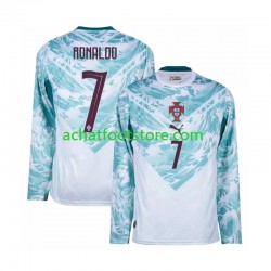 Maillot Portugal Cristiano Ronaldo 7 Extérieur Tenue pour Homme Coupe du Monde 2026 Manche Longue