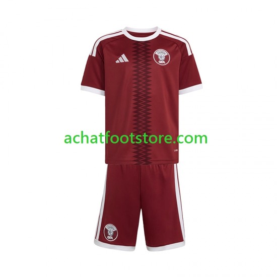 Maillot Qatar Domicile Tenue pour Enfant 2026 Manche Courte
