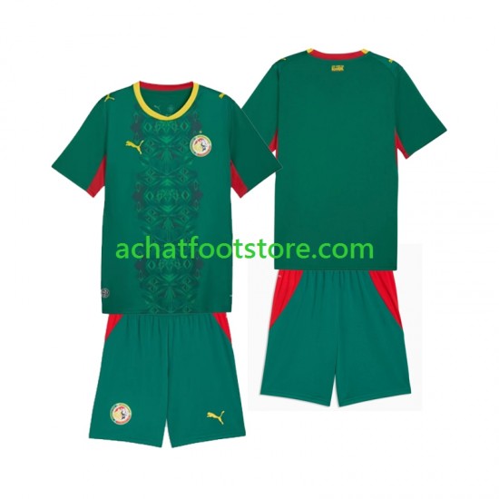 Maillot Sénégal Extérieur Tenue pour Enfant 2026 2027 Manche Courte