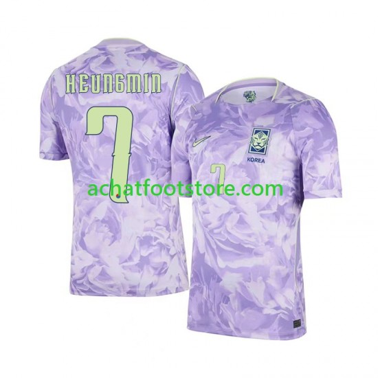 Maillot Corée du Sud Son Heung-min 7 Extérieur Tenue pour Homme Coupe du Monde 2026 Manche Courte