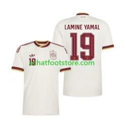 Maillot Espagne Lamine Yamal 19 Extérieur Tenue pour Homme Coupe du Monde 2026 Manche Courte