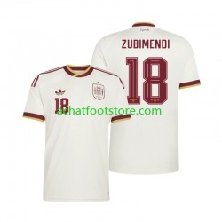 Maillot Espagne Martin Zubimendi 18 Extérieur Tenue pour Homme Coupe du Monde 2026 Manche Courte