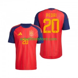 Maillot Espagne Pedri 20 Domicile Tenue pour Homme Coupe du Monde 2026 Manche Courte