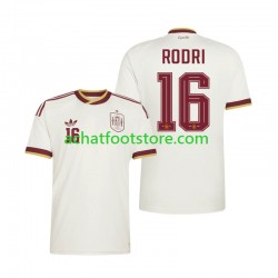 Maillot Espagne Rodri 16 Extérieur Tenue pour Homme Coupe du Monde 2026 Manche Courte