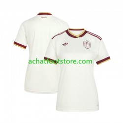 Maillot Espagne Extérieur Tenue pour Femme Coupe du Monde 2026 Manche Courte