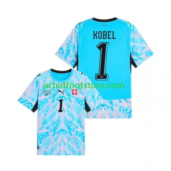Maillot Suisse Gregor Kobel 1 Gardien Domicile Tenue pour Homme Coupe du Monde 2026 Manche Courte