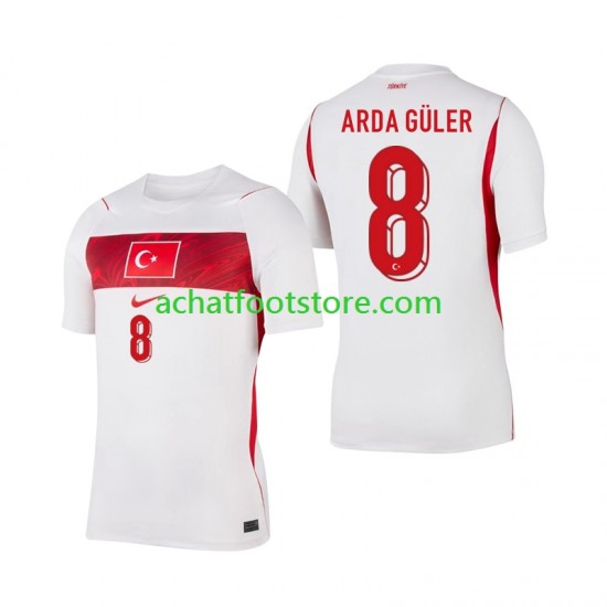 Maillot Turquie Arda Guler 8 Extérieur Tenue pour Homme Coupe du Monde 2026 Manche Courte