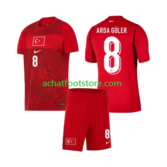 Maillot Turquie Arda Guler 8 Domicile Tenue pour Enfant Coupe du Monde 2026 Manche Courte