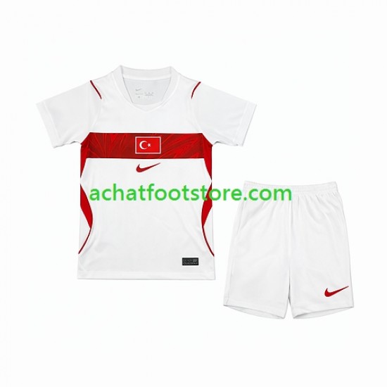 Maillot Turquie Extérieur Tenue pour Enfant Coupe du Monde 2026 Manche Courte
