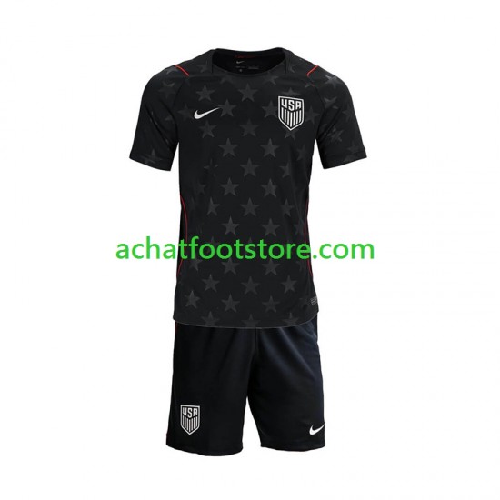 Maillot États-Unis Extérieur Tenue pour Enfant Coupe du Monde 2026 Manche Courte
