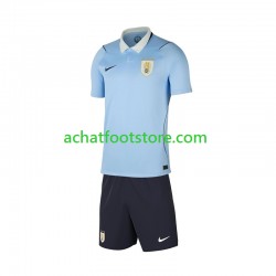 Maillot Uruguay Domicile Tenue pour Enfant Coupe du Monde 2026 Manche Courte